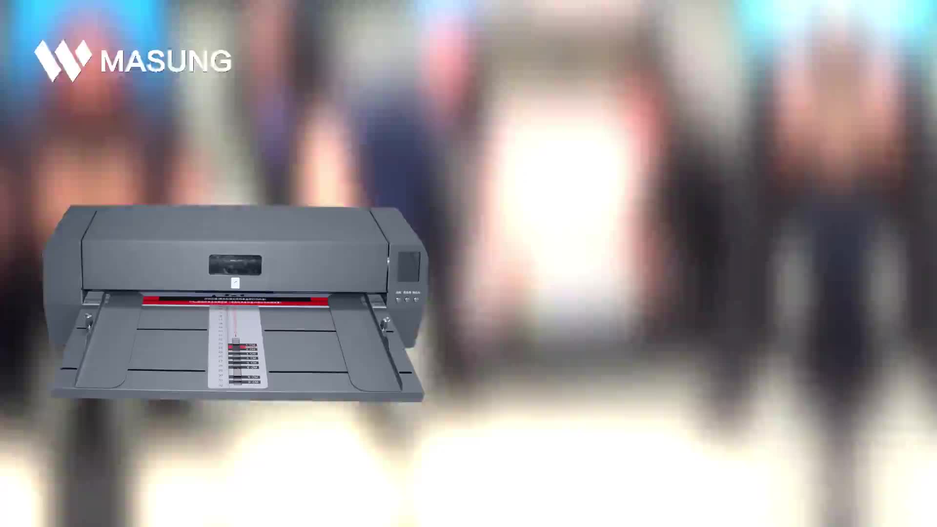 MS-TTR350熱轉印打印機打印車牌